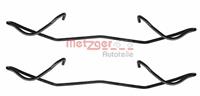 METZGER Accessoireset, schijfremblok FIAT,SAAB,LANCIA 109-1180 77364228,1223635,3M512B486AA  410843J426,5542459,93185750,410832774R,30666826