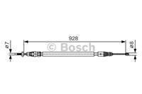 Seilzug, Feststellbremse | BOSCH (1 987 482 000)