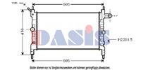 Kühler, Motorkühlung | AKS Dasis (150990N)