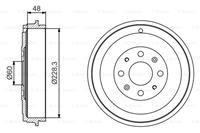 Remtrommel BOSCH, Inbouwplaats: Achteras: , u.a. für Opel, Vauxhall, Fiat