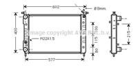 fiat Radiateur