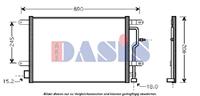 Kondensator, Klimaanlage | AKS Dasis (482001N)