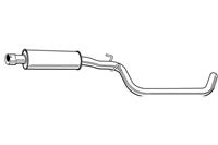 Mittelschalldämpfer Walker 22883