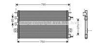chrysler Condensor, airconditioning