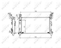 chrysler Radiateur 53501