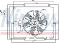 Lüfter, Motorkühlung Nissens 85653