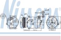 Kompressor, Klimaanlage | NISSENS (89057)