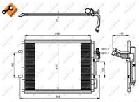 mazda Condensor, airconditioning 350207