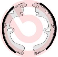 Bremsbackensatz Hinterachse Brembo S 83 506