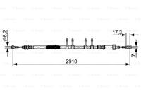 citroen Handremkabel BC2447