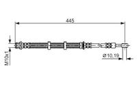 Bremsschlauch Vorderachse Bosch 1 987 476 354