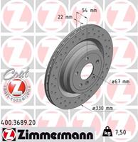 Bremsscheibe 'COAT Z' | Zimmermann (400.3689.20)