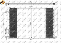 NRF Klimakondensator 35753 Kondensator,Klimakühler FORD,FIAT,CHRYSLER,KA RU8,500 312,500 C 312,PANDA 312,PANDA VAN 312,YPSILON 312, 846