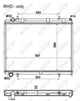 citroen Radiateur 53973