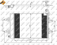 seat Condensor, airconditioning 35480