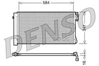 Condensor, airconditioning DENSO, u.a. für BMW