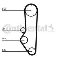 CONTITECH Zahnriemen CT690 Steuerriemen FORD,FIESTA III GFJ,ESCORT IV Cabriolet ALF,SIERRA GBG, GB4,SIERRA Schrägheck GBC, GBG,FIESTA I GFBT