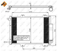 subaru Condensor, airconditioning 35907