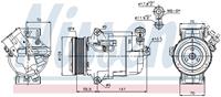 Kompressor, Klimaanlage | NISSENS (89041)