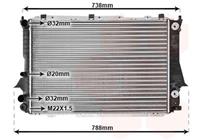 audi Radiateur Benzine 2.0 / 2.2 / 2.3 At