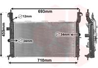 opel Radiateur Benzine 1.6 / 1.8 37002345