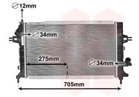 vanwezel Kühler, Motorkühlung Van Wezel 37002364
