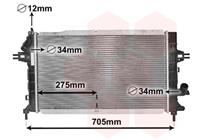 opel RADIATEUR DIESEL 1.7 CDTi MT met AIRCO 37002364