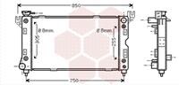 chrysler RADIATEUR CR Voyager 3.3 /3.8 96 07002029