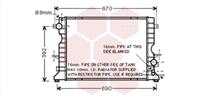 landrover Radiateur Defender90/110/130 Mt 98- 02002184