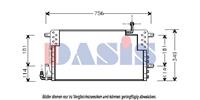 Kondensator, Klimaanlage | AKS Dasis (042090N)