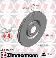 Bremsscheibe Vorderachse Zimmermann 440.3127.20