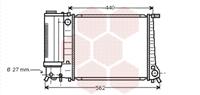 bmw Radiateur 88+ 316/318 -auto O