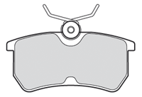 Bremsbelagsatz, Scheibenbremse Hinterachse Valeo 301431