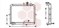 vanwezel Radiateur VAN WEZEL, u.a. für KIA