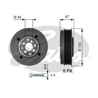 GATES Kurbelwellenriemenscheibe TVD1014A Kurbelwellenscheibe,Riemenscheibe, Kurbelwelle VW,AUDI,FORD,GOLF IV 1J1,GOLF IV Variant 1J5