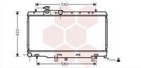 subaru RADIATEUR LEGACY 20i MT +zonder AIRCO 98 51002052