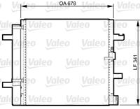 Kondensator, Klimaanlage Valeo 814370