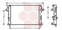 vanwezel Radiateur VAN WEZEL, u.a. für Renault