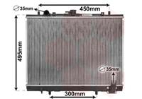 mitsubishi Radiateur Mitsu L200 25td Mt 96-02 32002161