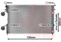 opel RADIATEUR BENZINE 2.0 AT met AIRCO