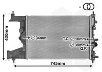 chevrolet RADIATEUR ASTRA J 14i/16i TURBO 09- 37002485