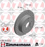 Bremsscheibe 'SPORT COAT Z' | Zimmermann (430.2613.52)