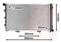 mercedes RADIATEUR DIESEL 2,0 -AUTO zonder AIRCO 30002211