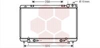 vanwezel Radiateur VAN WEZEL, u.a. für Toyota