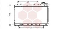 vanwezel Radiateur VAN WEZEL, u.a. für Subaru