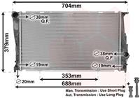 bmw Radiateur 06002542