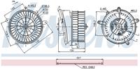 mercedes Interieurventilator 87152