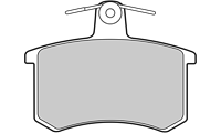 Bremsbelagsatz, Scheibenbremse Hinterachse Valeo 301125