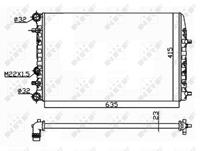 NRF Wasserkühler 50542 Kühler,Motorkühler VW,SKODA,SEAT,POLO 9N_,FOX 5Z1, 5Z3,POLO Stufenheck 9A4,FABIA Combi 6Y5,FABIA,FABIA 6Y2,FABIA Combi