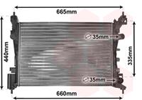 vanwezel VAN WEZEL Wasserkühler 37002408 Kühler,Motorkühler OPEL,CORSA D,CORSA D Van